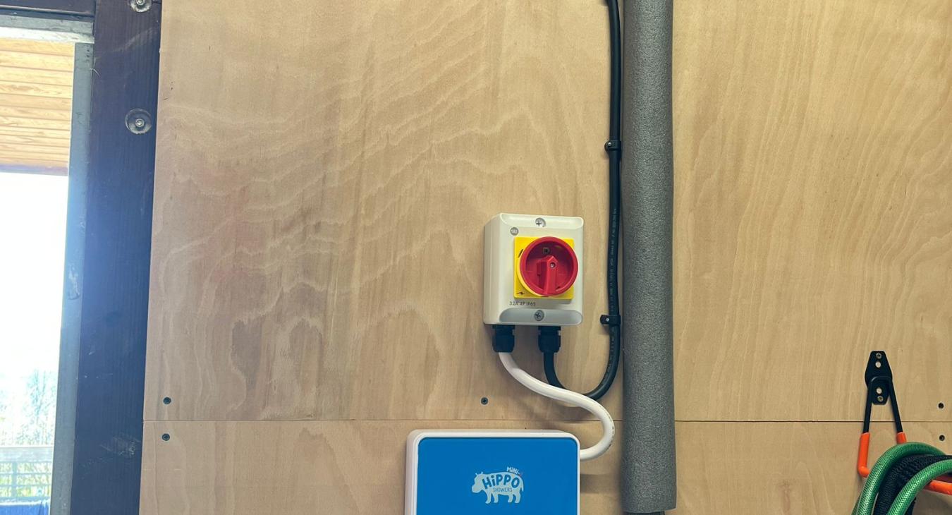 Horse Shower Installation in Yeovil